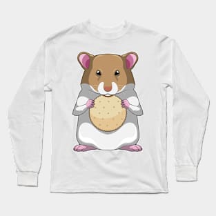 Hamster with Biscuit Long Sleeve T-Shirt